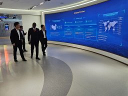 Visite de travail avec des partenaires leaders mondiaux dans le domaine de l'Intelligence Artificielle (IA)